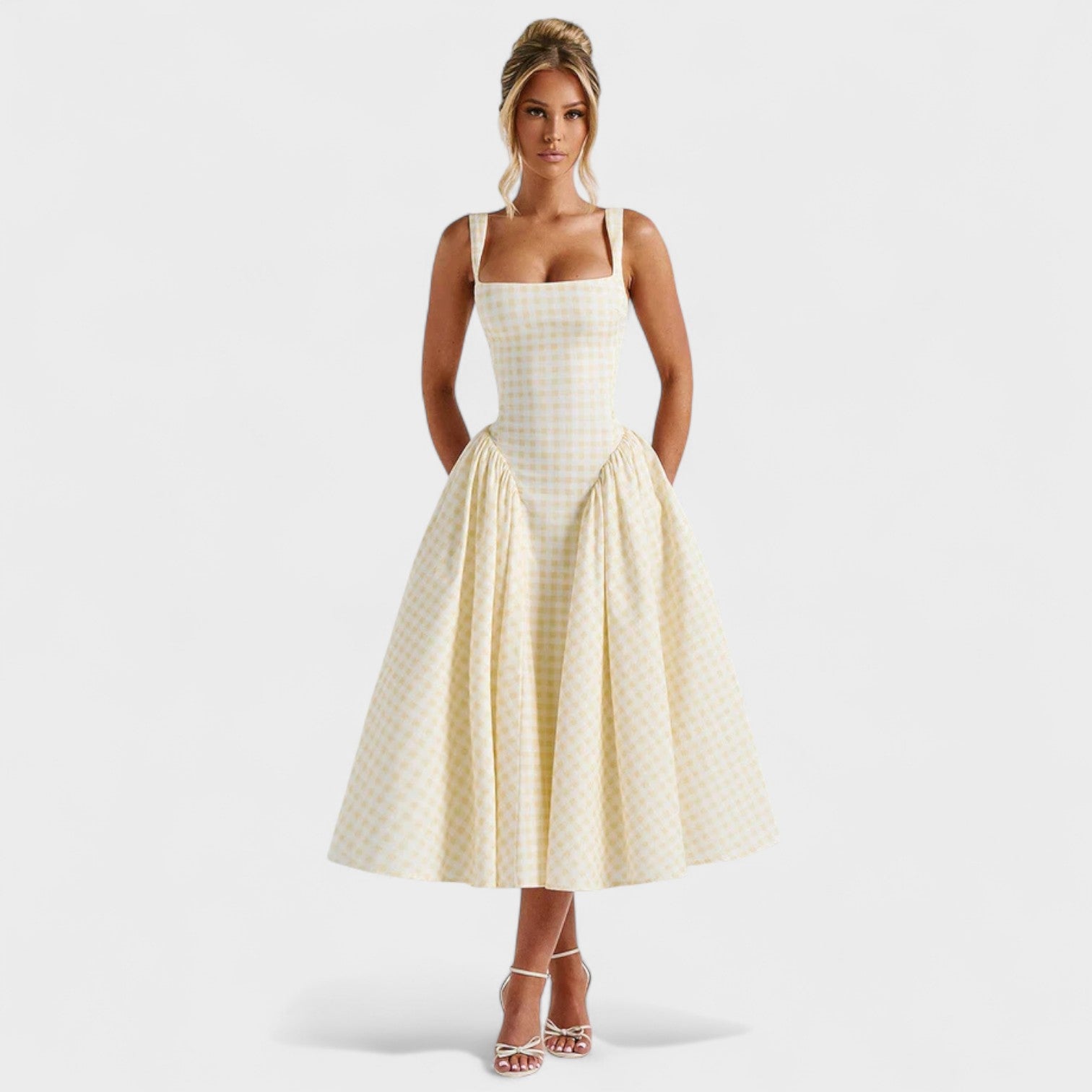 Sherrie - Rochie midi vintage