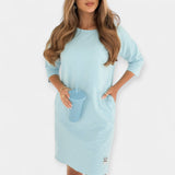 Rochie de zi cu buzunare funcționale