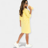 Rochie de zi cu buzunare funcționale