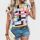 Mónica - Bluză cu mânecă scurtă