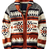 Palton elegant din jacquard