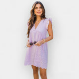 Rochie de Vară cu Șorturi Ascunse și Buzunare