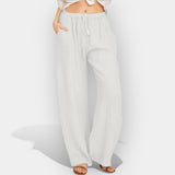 Pantaloni din in ușori