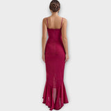 Rochie de seară elegantă cu volane