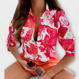 Romina |Bluză cu guler clasic