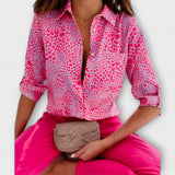 Clara - Bluză cu Guler Clasic